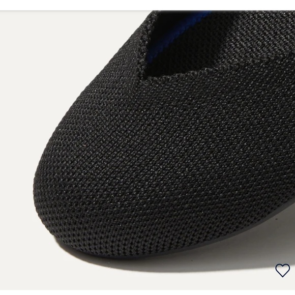 Rothy’s The Flat Black Blue Knit Ballet Flats Shoes Size 10.5 - Picture 3 of 8